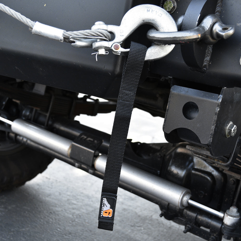 A6™ WINCH HOOK Pull Strap 1 inch wide CAtuned OffRoad