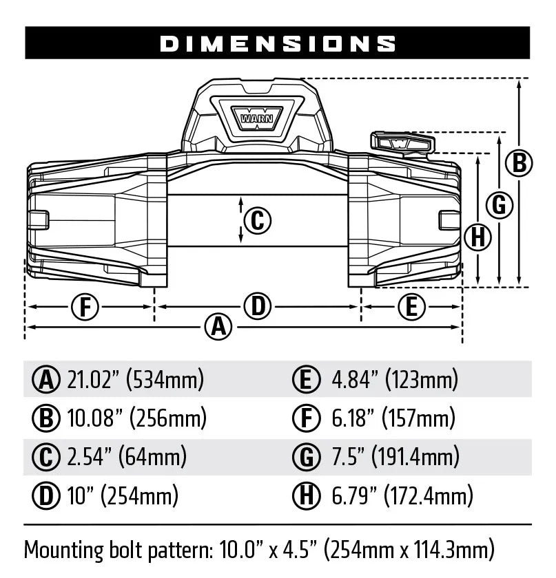 Warn VR EVO 12-S Winch - 103255 – CAtuned Off-Road