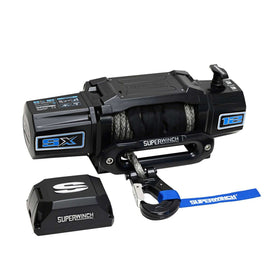 Superwinch SX12SR Winch Midnight Black 12V 12000 lbs with Synthetic Rope