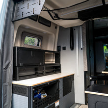 Load image into Gallery viewer, Bed Risers PRO D/B - Storage System SET + Lower Storage Box for Winnebago Revel &#39;25