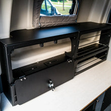 Load image into Gallery viewer, Bed Risers PRO D/B - Storage System SET + Lower Storage Box for Winnebago Revel &#39;25