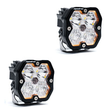 Load image into Gallery viewer, SQUADRON 2.0 SPORT BLACK LED AUXILIARY LIGHT POD PAIR - UNIVERSAL Driving/Combo