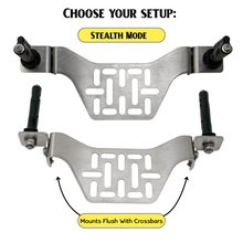 Load image into Gallery viewer, Overland Kitted Stealth Folding MAXTRAX® Roof Rack Mount