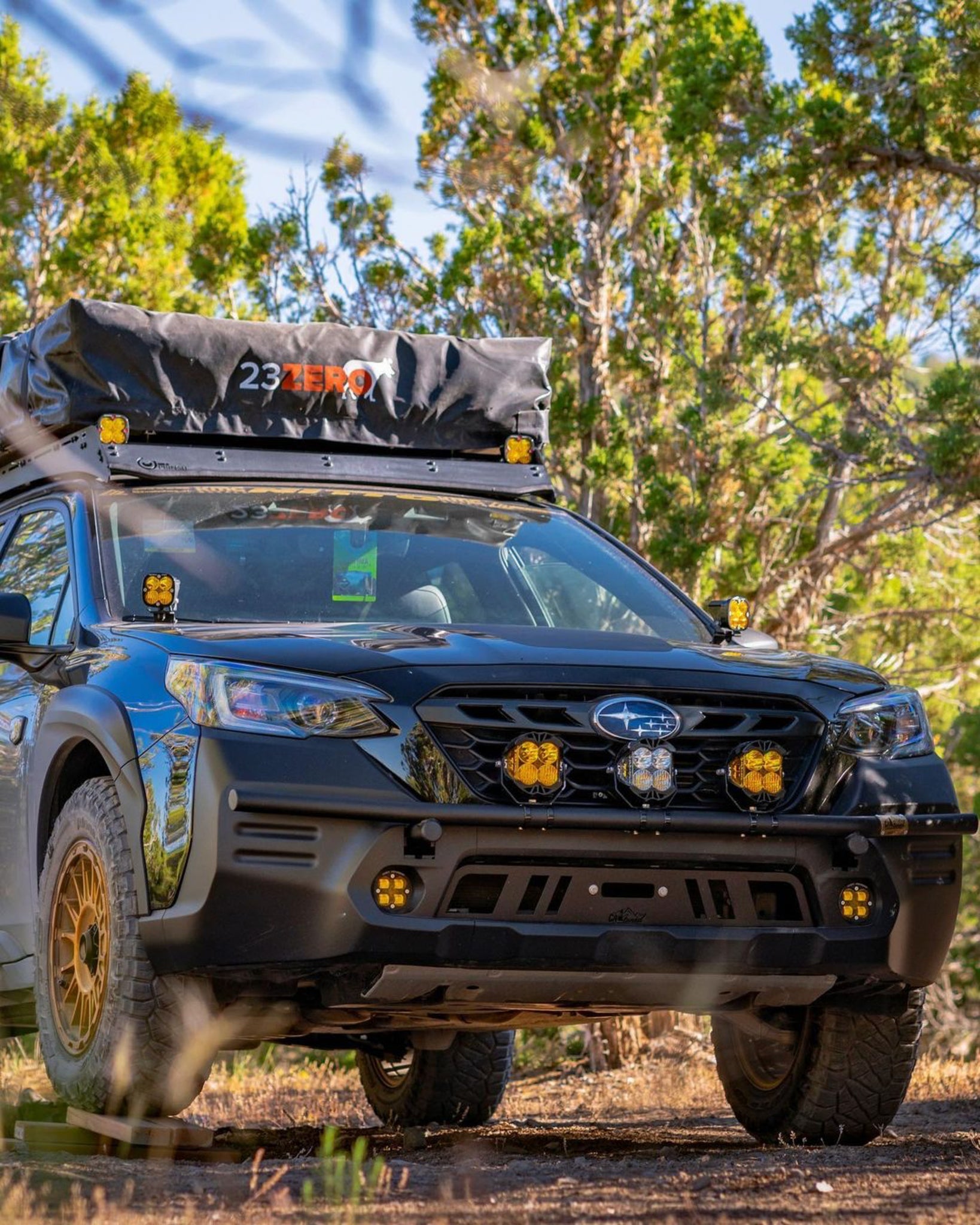 Outback Performance CAtuned Off-Road Subaru Outback Wilderness Front Hidden Winch Mount wi