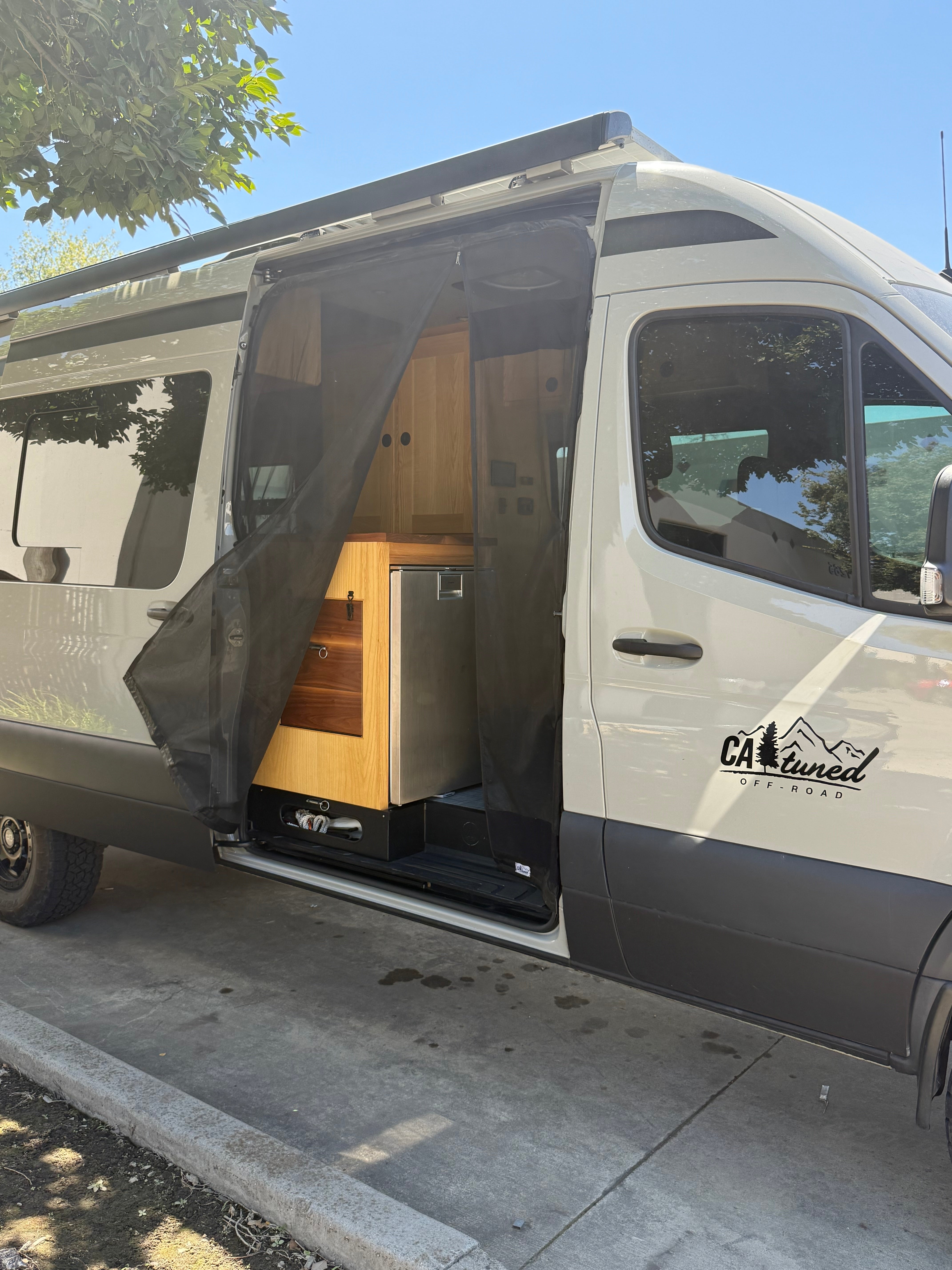 Mercedes Sprinter CATuned Off-Road Side Door Mosquito Net