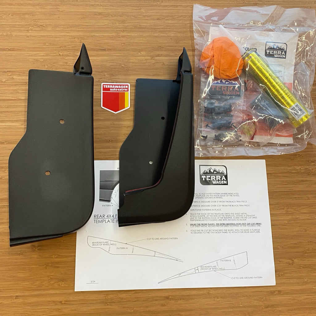 Rear Mondo Mudguard Kit for Sprinter – Rear Clearance Solution for Larger Tires