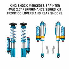 Load image into Gallery viewer, King Shock Mercedes Sprinter 4WD 2.5" Performance Series Kit (Front Coilover &amp; Rear Shocks)