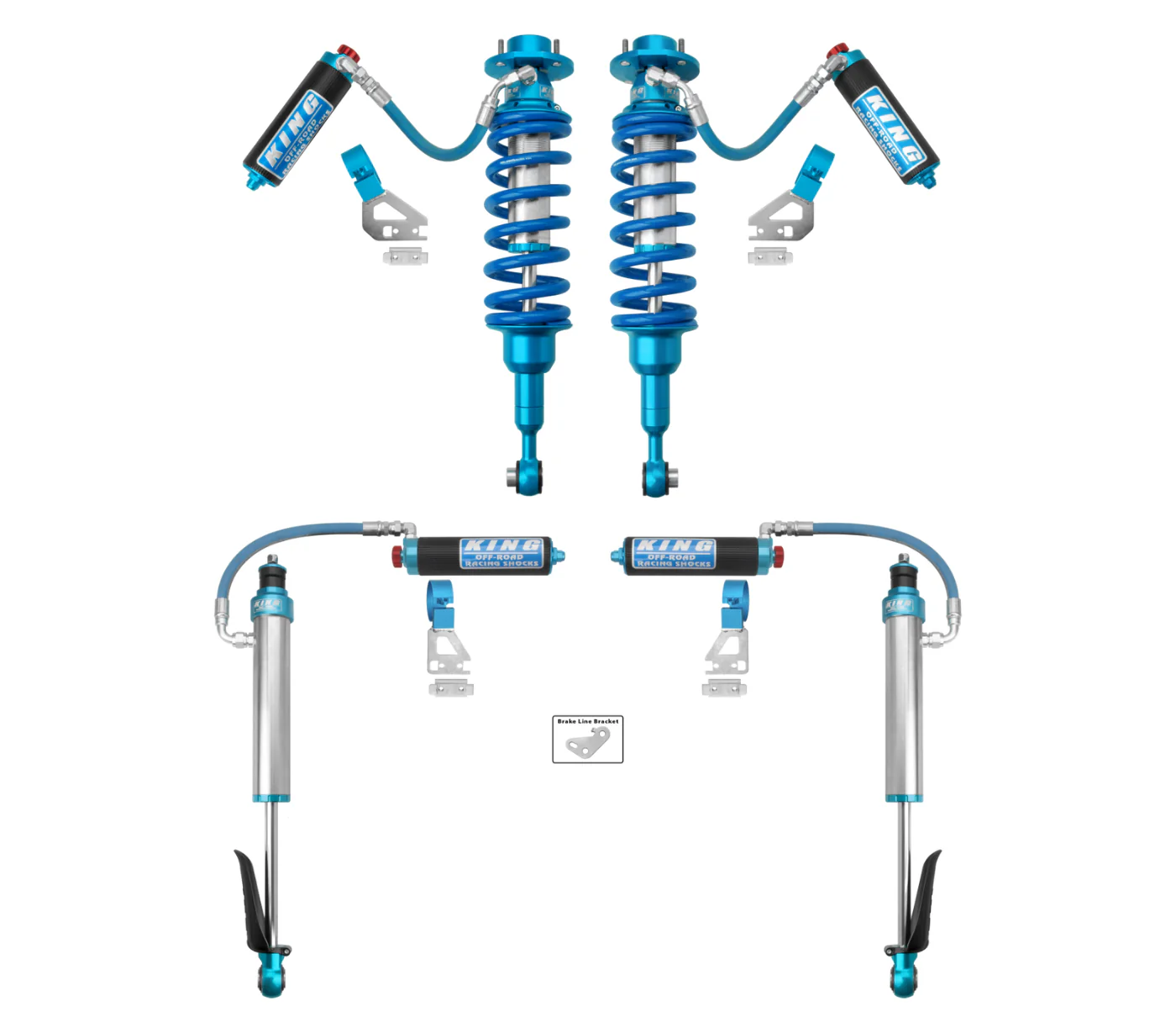 2024 Toyota Tacoma King 2.5 Complete Shock Package w/ Compression Adjusters (GARAGE SALE)