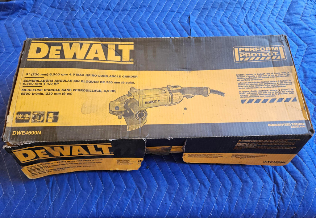 DeWalt DWE4599N 9" Angle Grinder – Brand New (GARAGE SALE)