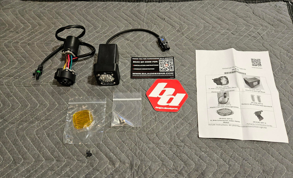 Baja Designs S1 Universal Hitch Light Kit - Universal