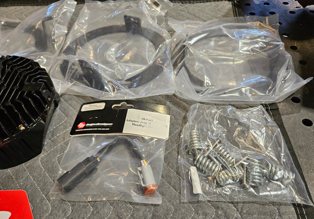 DOT LP6 LED Headlight Kit - Jeep 2018-2025 Wrangler JL; 2020-2025 Gladiator JT; NOTE w/LED Headlights (White)