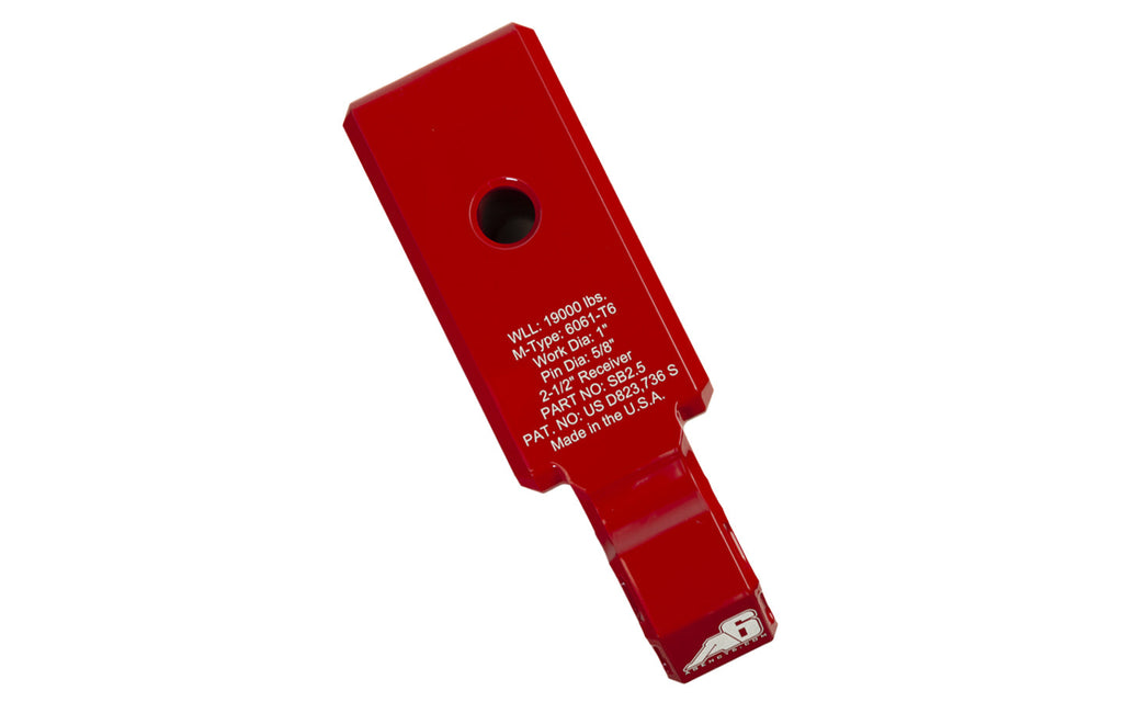 Shackle Block 2.5" - Red