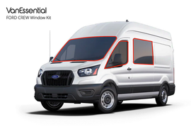 VanEssential Crew Window Kit for Ford Transit Van