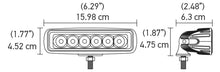 Load image into Gallery viewer, Hella Value Fit Mini 6in LED Light Bar - Flood Beam Pedestal