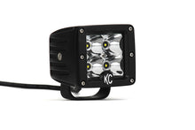 Load image into Gallery viewer, KC HiLiTES C-Series 3in. C3 LED Light 12w Spot Beam (Pair Pack System) - Black