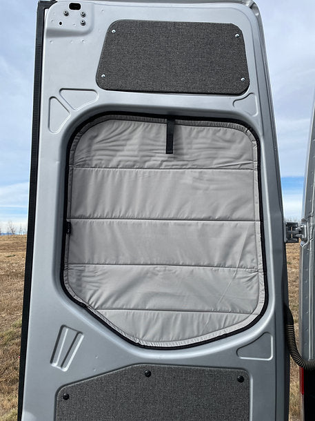 VanEssential Rear Door Window Covers (Pair) for Mercedes-Benz Sprinter