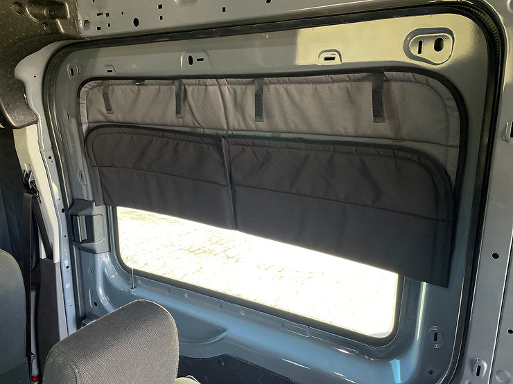 VanEssential Sliding Door Window Cover for Ford Transit