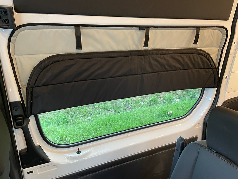 VanEssential Sliding Door Window Cover for Mercedes-Benz Sprinter
