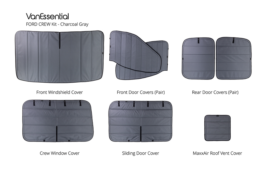 VanEssential Crew Window Kit for Ford Transit Van – CAtuned Off-Road