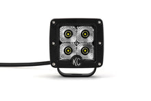 Load image into Gallery viewer, KC HiLiTES C-Series 3in. C3 LED Light 12w Flood Beam (Pair Pack System) - Black