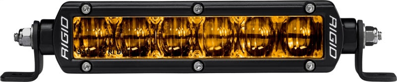 Rigid Industries 6in SR-Series Pro Dot / SAE Fog Lights (Pair) - Selective Yellow